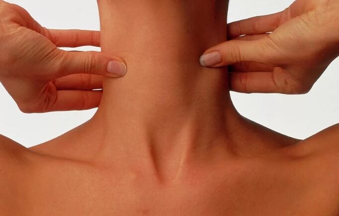 Auto -massaje del cuello
